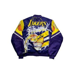 Vintage Lakers Power Los Angeles Lakers Fanimation Chalk Line Jacket